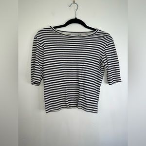 Vince Silk Stripe Top